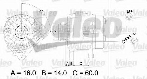 VALEO 437377 Генератор