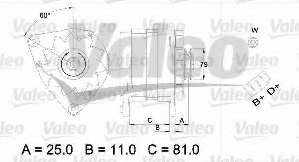 VALEO 437379 Генератор