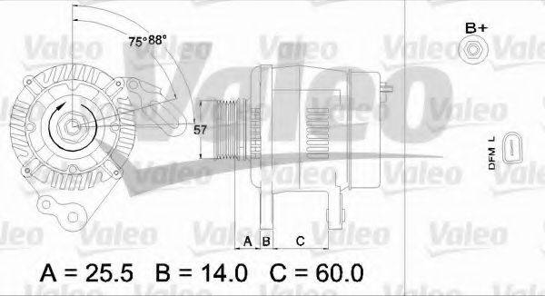 VALEO 437397 Генератор