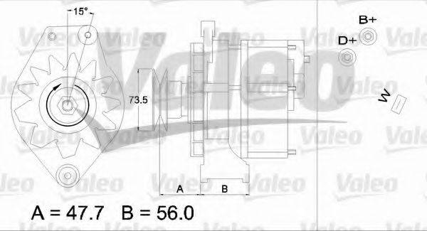 VALEO 437405 Генератор