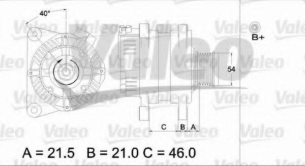 VALEO 437407 Генератор