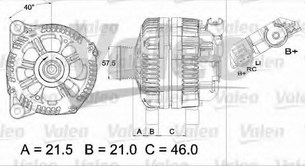 VALEO 437432 Генератор