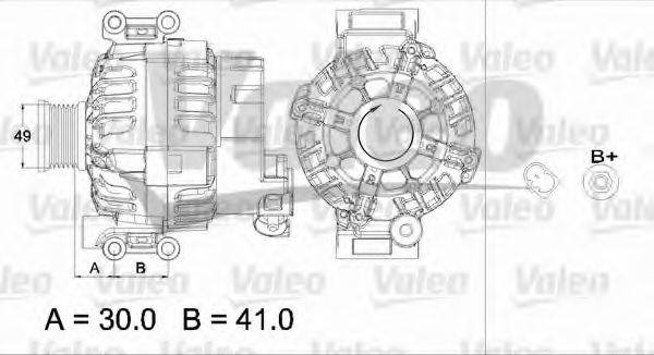 VALEO 437449 Генератор