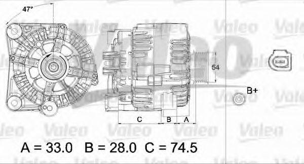 VALEO 437452 Генератор