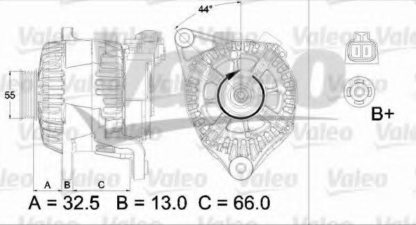 VALEO 437455 Генератор