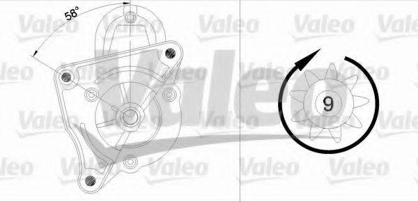 VALEO 455551 Стартер