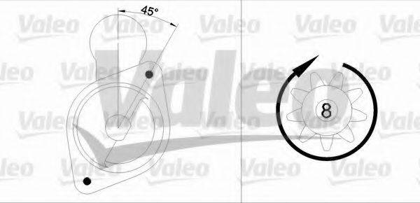 VALEO 455568 Стартер