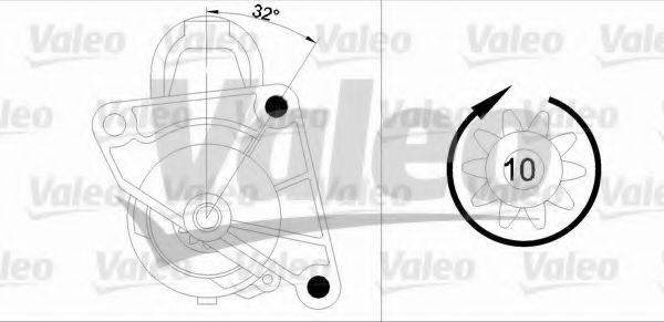 VALEO 455954 Стартер