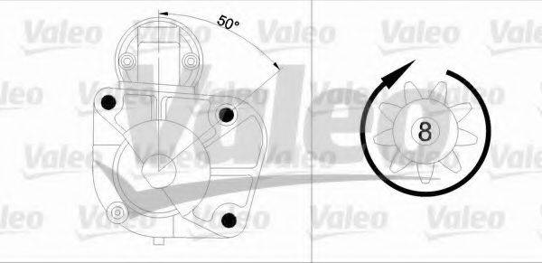 VALEO 455974 Стартер