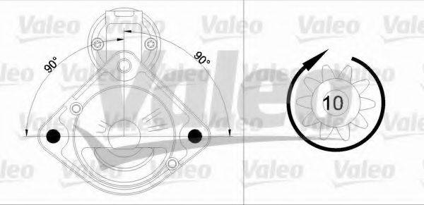 VALEO 458166 Стартер