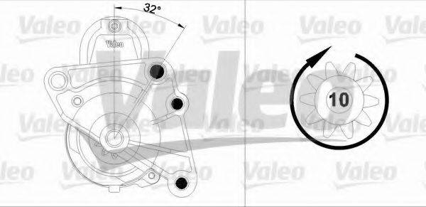 VALEO 458178 Стартер