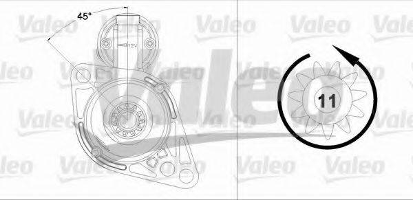 VALEO 458217 Стартер