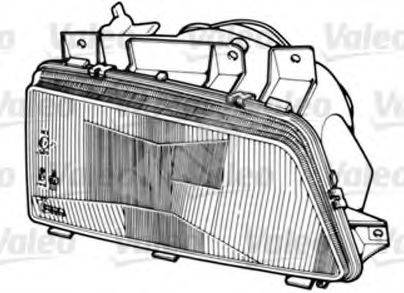 VALEO 061202 Розсіювач, основна фара