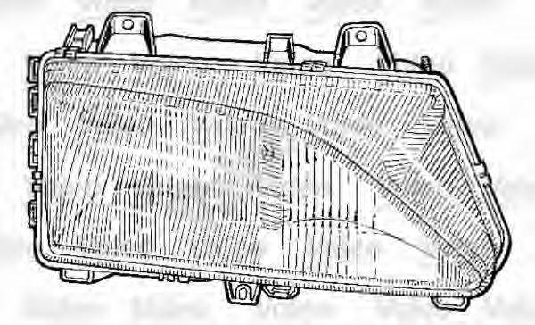 VALEO 87317 Розсіювач, основна фара