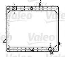 VALEO 734506 Радіатор, охолодження двигуна