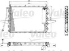 VALEO 816774 Конденсатор, кондиціонер