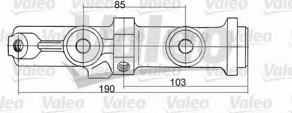 VALEO 350680 головний гальмівний циліндр