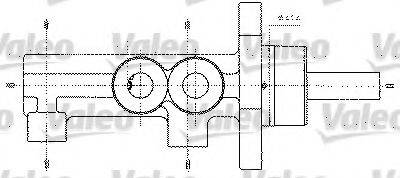 VALEO 402272 головний гальмівний циліндр