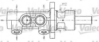 VALEO 402330 головний гальмівний циліндр