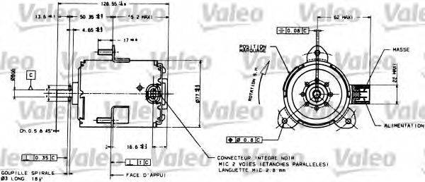 VALEO 698085 Електродвигун, вентилятор радіатора