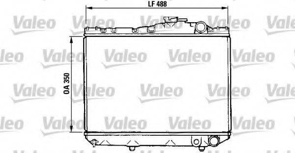 VALEO 730464 Радіатор, охолодження двигуна