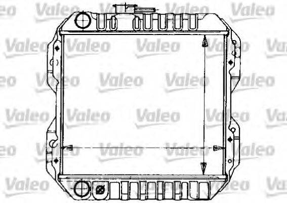 VALEO 730466 Радіатор, охолодження двигуна