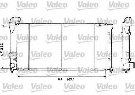 VALEO 730509 Радіатор, охолодження двигуна