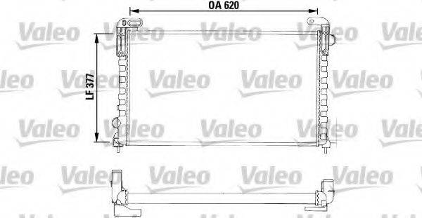 VALEO 730540 Радіатор, охолодження двигуна