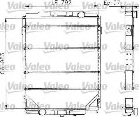 RENAULT TRUCKS 100308191 Радіатор, охолодження двигуна