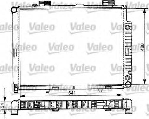 VALEO 731294 Радіатор, охолодження двигуна