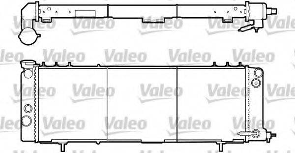 VALEO 732170 Радіатор, охолодження двигуна