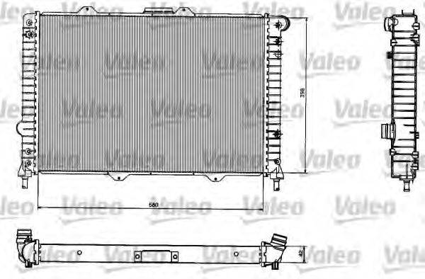 VALEO 732584 Радіатор, охолодження двигуна