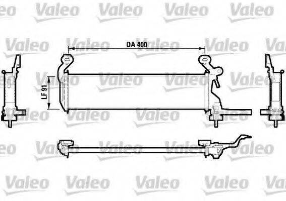 VALEO 732604 Радіатор, охолодження двигуна