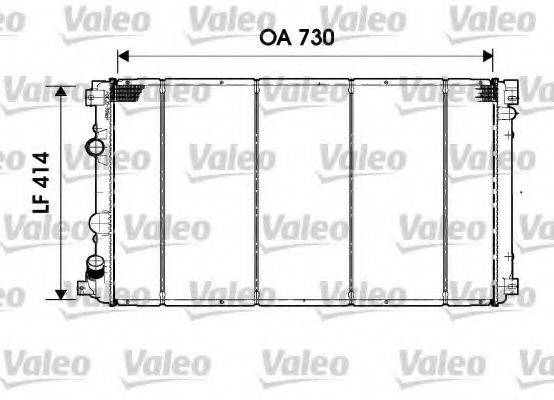 VALEO 732919 Радіатор, охолодження двигуна