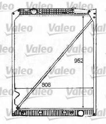 VALEO 732982 Радіатор, охолодження двигуна