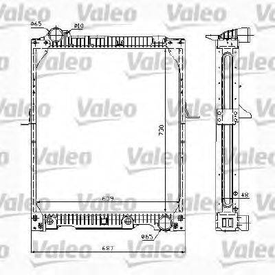 VALEO 732992 Радіатор, охолодження двигуна