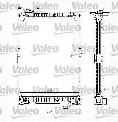 VALEO 732996 Радіатор, охолодження двигуна