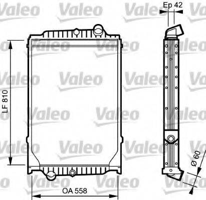 VALEO 733498 Радіатор, охолодження двигуна