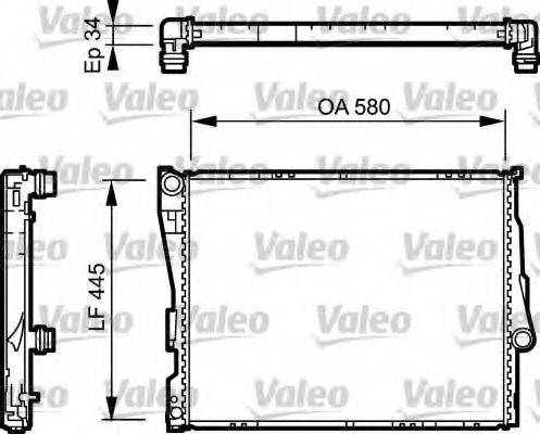 VALEO 734276 Радіатор, охолодження двигуна