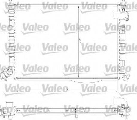 VALEO 734327 Радіатор, охолодження двигуна