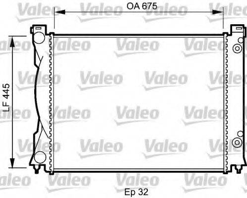 VALEO 735026 Радіатор, охолодження двигуна