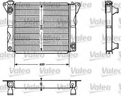 VALEO 810879 Радіатор, охолодження двигуна