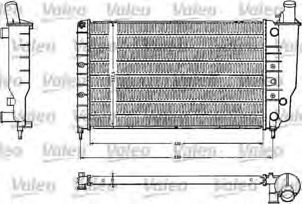 VALEO 810888 Радіатор, охолодження двигуна