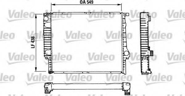 VALEO 810947 Радіатор, охолодження двигуна