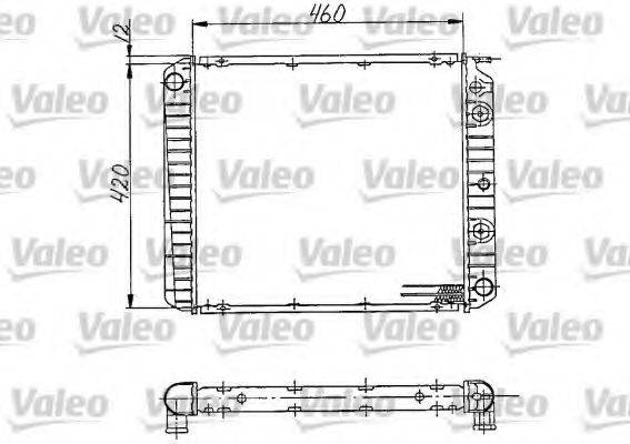 VALEO 810969 Радіатор, охолодження двигуна