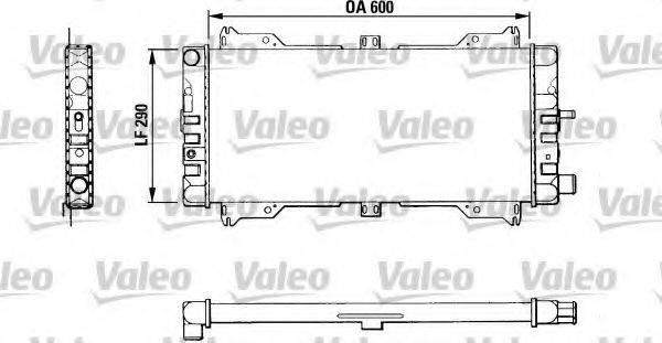 VALEO 811047 Радіатор, охолодження двигуна