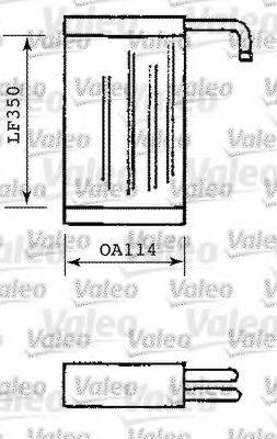 VALEO 812100 Теплообмінник, опалення салону
