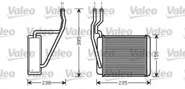 VALEO 812320 Теплообмінник, опалення салону