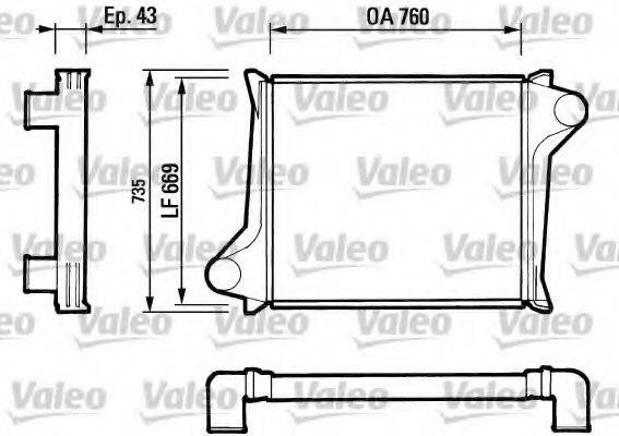 VALEO 77185 Інтеркулер
