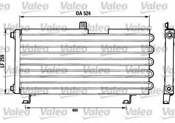 VALEO 816634 Конденсатор, кондиціонер